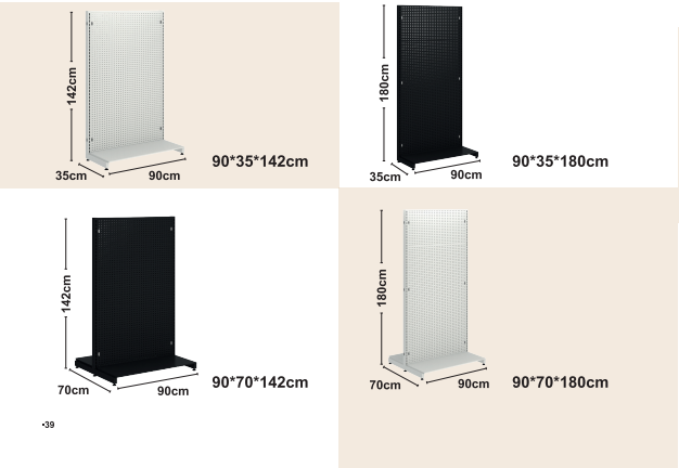 صفحه اصلی Pegboard Frame Max Shelves